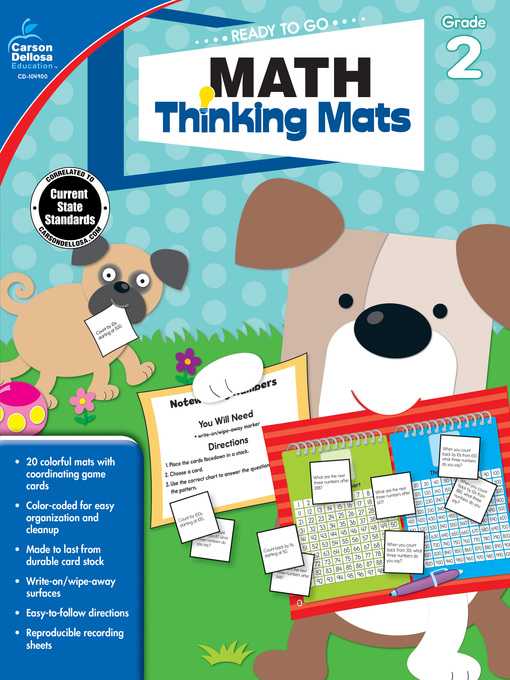 Title details for Math Thinking Mats, Grade 2 by Carson Dellosa Education - Available